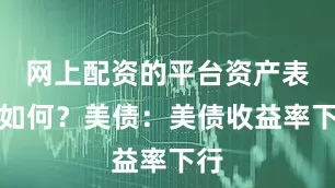 网上配资的平台资产表现如何？美债：美债收益率下行