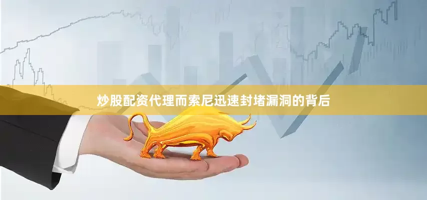 炒股配资代理而索尼迅速封堵漏洞的背后